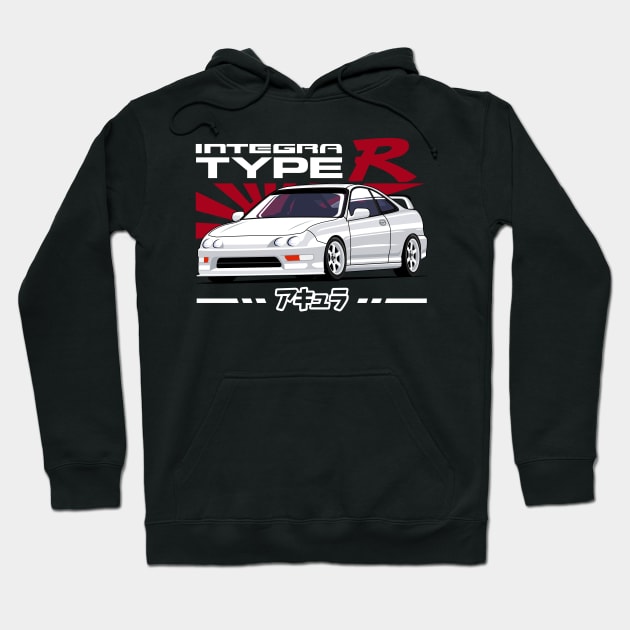 Acura Integra Type R JDM Club Hoodie by masjestudio